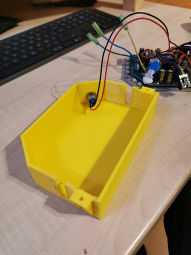 A 3D-printed enclosure for the motor control boards